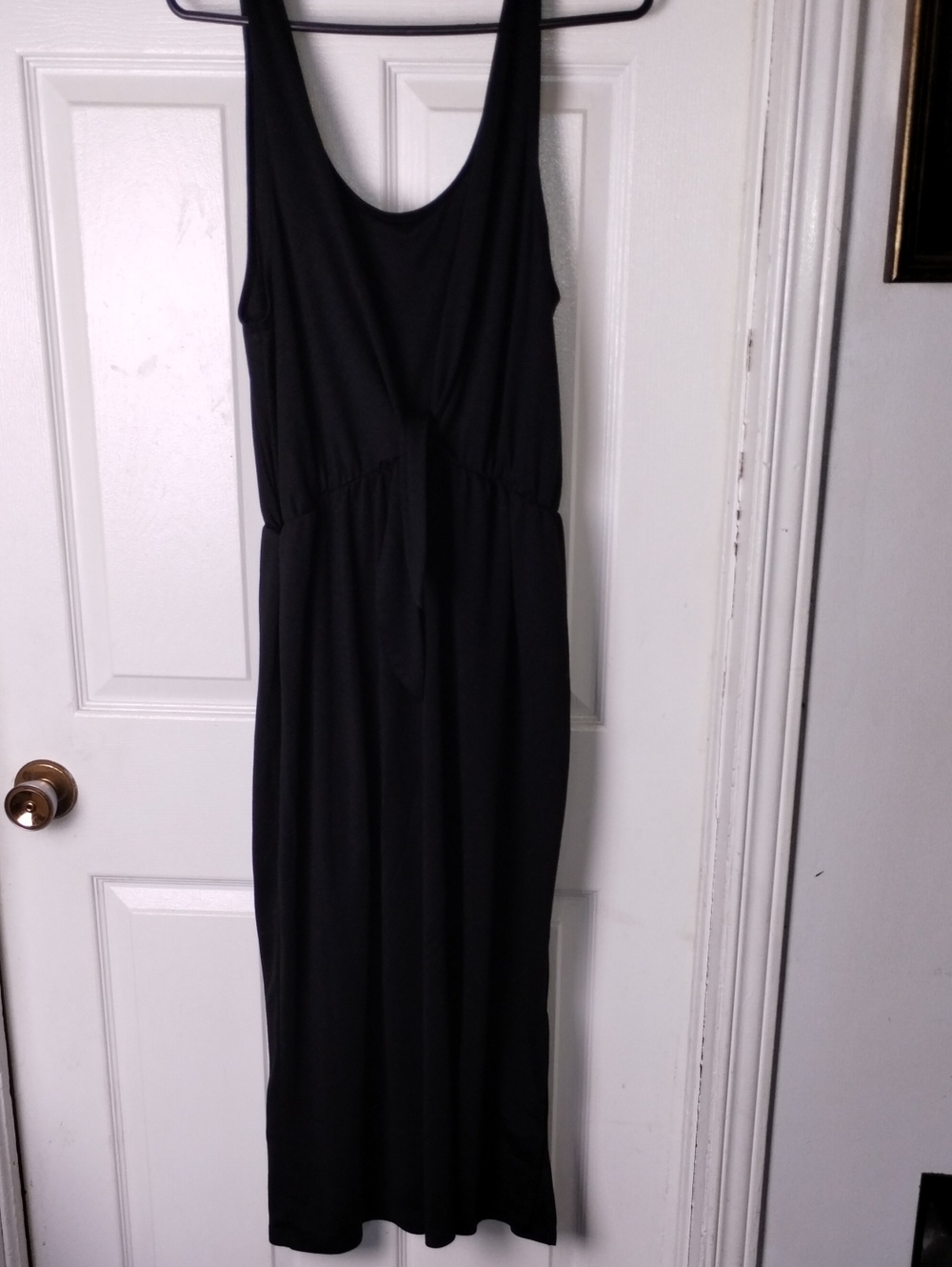 Classic Black Sleeveless Maxi Dress